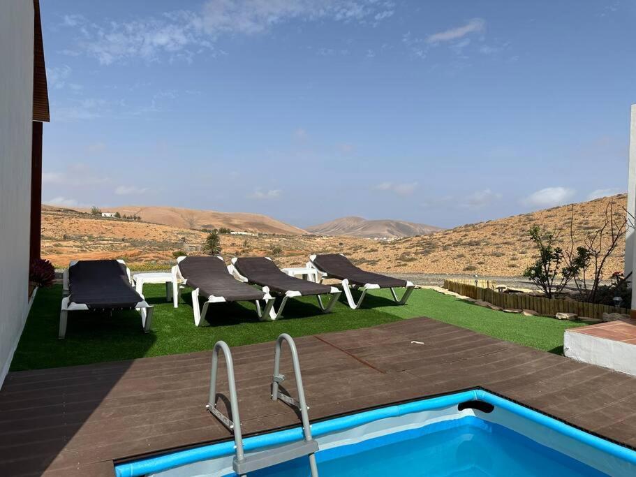 Private Villa With Pool In The Mountains Pájara Exterior foto